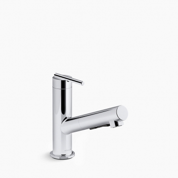 Kohler K-22976K-4-CP CRUE 下拉式廚房龍頭 (拋光鍍鉻)