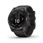 Garmin 010-02778-54 Fenix 7x Pro Sapphire Solar 運動手錶 (石墨灰DLC鈦錶圈配黑色矽膠錶帶)