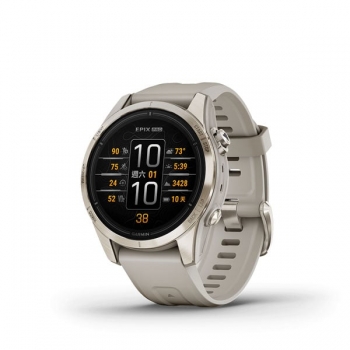 Garmin 010-02802-33 Epix Pro Gen 2 42mm Sapphire 全方位戶外進階GPS智慧腕表 (白鈦)