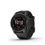 Garmin 010-02802-37 Epix Pro Gen 2 42mm Sapphire 全方位戶外進階GPS智慧腕表 (石墨灰DLC鈦錶圈配黑色矽膠錶帶)