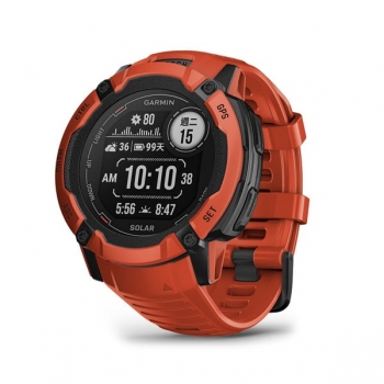 Garmin 010-02805-34 Instinct 2X Solar 太陽能GPS智慧腕錶 (烈焰橘)