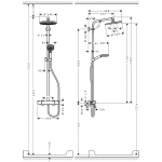 Hansgrohe 31531+27267 Focus 高身單把手面盆龍頭 + Crometta S 淋浴花灑 附恆溫器