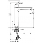 Hansgrohe 31531+27267 Focus 高身單把手面盆龍頭 + Crometta S 淋浴花灑 附恆溫器