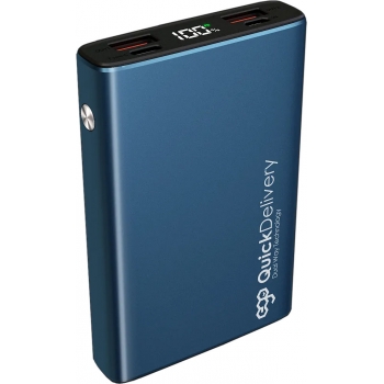 EGO T117LF 12000mAh 22.5W 移動電源 (金屬藍)