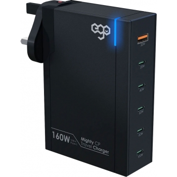 EGO EGO-6U160 160W Mighty 6USB 旅行充電器