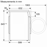 Siemens 西門子 WU14UT60HK 9.0公斤 1400轉 iQ500 iQdrive變頻摩打 前置式洗衣機