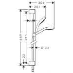 Hansgrohe Croma Selet E 花灑套裝