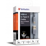 Verbatim 威寶 120厘米 Sync & Charge USB-A 至 Type C 充電傳輸線 (66152)