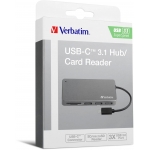 Verbatim 威寶 65679 USB-C™ 3.1 讀卡器