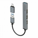 Verbatim 威寶 4合1 66866 USB 3.2 Gen 1擴展器 (連USB 3.2 Gen 1 Type C 轉接器)