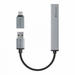 Verbatim 威寶 4合1 66866 USB 3.2 Gen 1擴展器 (連USB 3.2 Gen 1 Type C 轉接器)