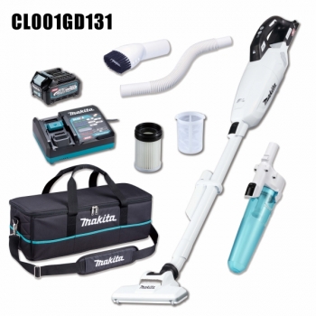 Makita CL001GD131 40V 充電式吸塵機套裝 (白色)