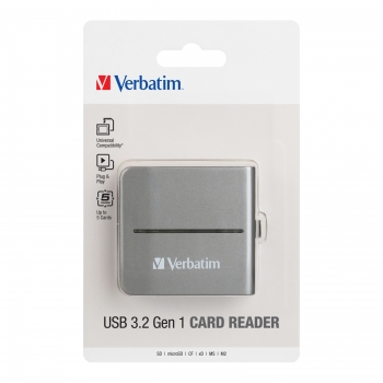 Verbatim 威寶 65678 USB 3.2 Gen 1 讀卡器