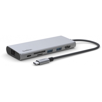 Belkin INC009BTSGY Connect USB-C® 7 合 1 多埠轉接器