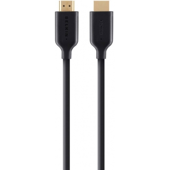 Belkin F3Y021bt1M 超高速 HDMI 傳輸線 (兼容乙太網路的 4K/超高清, 1m)