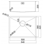 Elleci ARC1054-15 ARCA系列 不銹鋼 廚房鋅盆