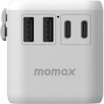 Momax UA8AUKW 1-World 70W GaN 方便式旅行插座 (白色)