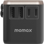 Momax UA8AUKE 1-World 70W GaN 方便式旅行插座 (鈦金)