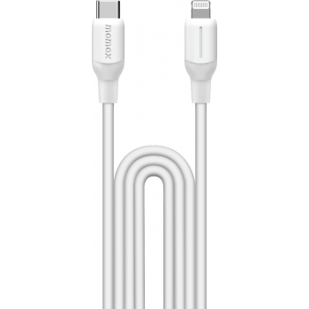 Momax DL53W 1-Link Flow CL USB-C to Lightning 充電線 (1.2米) (白色)