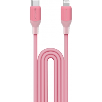 Momax DL53P 1-Link Flow CL USB-C to Lightning 充電線 (1.2米) (粉紅色)