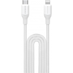 Momax DL55W 1-Link Flow CL+ USB-C to Lightning 編織線 (2米) (白色)