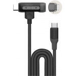 Momax DL56D 1-Link Flow Duo 2-in-1 USB-C to Lightning 編織線 (1.5米) (黑色)