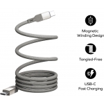 Momax DC36L Mag Link USB-C to USB-C 100W USB2.0 磁吸連接線 (2米) (鈦色)