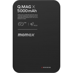 Momax IP116AD Q.Mag X 5000mAh 超薄磁吸流動電源 (黑色)