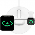 Belkin WIZ009myWH BoostCharge Pro MagSafe 3 合 1 無線充電器 15W (白色)