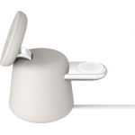 Belkin WIZ020btH37 BoostCharge Pro MagSafe 15W 2合1無線快速充電底座 (沙白色)