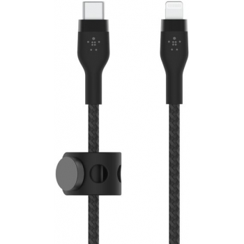 Belkin CAA011bt1MBK BoostCharge Pro Flex USB-C 至 Lightning 連接線 (黑色) (1米)