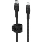 Belkin CAA011bt1MBK BoostCharge Pro Flex USB-C 至 Lightning 連接線 (黑色) (1米)