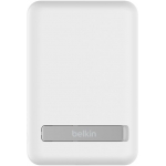 Belkin BPD004btWT BoostCharge 磁力無線行動充電器 5K+支架 (白色)