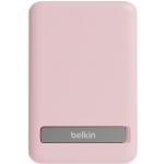 Belkin BPD004qcPK BoostCharge 磁力無線行動充電器 5K+支架 (腮粉紅)