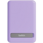 Belkin BPD004qcPU BoostCharge 磁力無線行動充電器 5K+支架 (薰衣草紫)