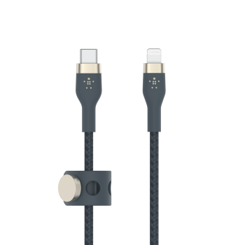 Belkin CAA011bt1MBL BoostCharge Pro Flex USB-C 至 Lightning 連接線 (藍色) (1米)