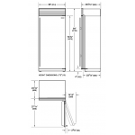 Sub-Zero ICBCL3650F/S/P/R 637公升 單門冰櫃 (PRO把手) (右門鉸)