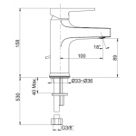 Kohler K-74013K-4-BL Taut™ 單把手面盆龍頭 (含EU排水) (霧面黑)