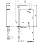 Kohler K-23475T-4-CP Parallel™ 中高身單把手面盆龍頭 (拋光鍍鉻)