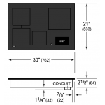 Sub-Zero ICBCI30460C/B 76厘米 嵌入式四頭電磁爐