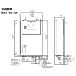 Sakura 櫻花 HD100RF-L-WH 10公升 升級版 恆溫石油氣熱水爐 (白色) (背出排氣)