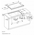 Gaggenau 80厘米 400 Series Vario Flex 嵌入式四頭感應電磁爐 配不鏽鋼旋鈕 (VI482115+CKI440010)