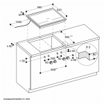 Gaggenau 60厘米 400 Series Vario Flex 嵌入式四頭感應電磁爐 配不鏽鋼旋鈕 (VI462115+CKI440010)