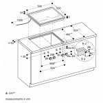 Gaggenau 60厘米 400 Series Vario Flex 嵌入式四頭感應電磁爐 配不鏽鋼旋鈕 (VI462115+CKI440010)