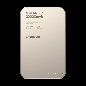 Momax IP133E Q.MAG X2 20000mAh 超薄磁吸流動電源 第二代 (鈦金色)