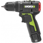 Worx 威克士 WU131X.4 10mm 鋰電無碳雙速衝擊電鑽套裝 (2.0Ah電池 x 2, 配1.5A充電器 + 106件配件)