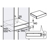 Gaggenau WS461102 20公升 400 series 嵌入式暖碗碟櫃 (煤灰色)