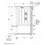 Gaggenau WS462102 54公升 400 series 嵌入式暖碗碟櫃 (煤灰色)