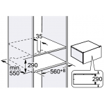 Gaggenau WS462102 54公升 400 series 嵌入式暖碗碟櫃 (煤灰色)