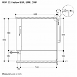 Gaggenau WSP221132 20公升 200 series 嵌入式暖碗碟櫃 (星燦銀)